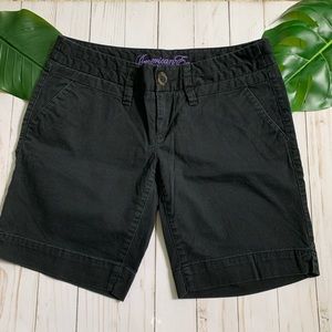 American eagle black shorts